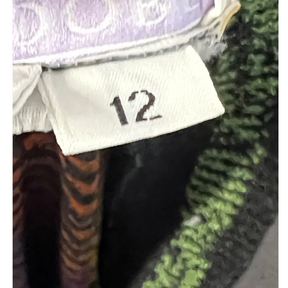 Vintage Anne Crimmins UMI Collections 100% Silk Cardigan Bergdorf Goodman Multi - Picture 12 of 13